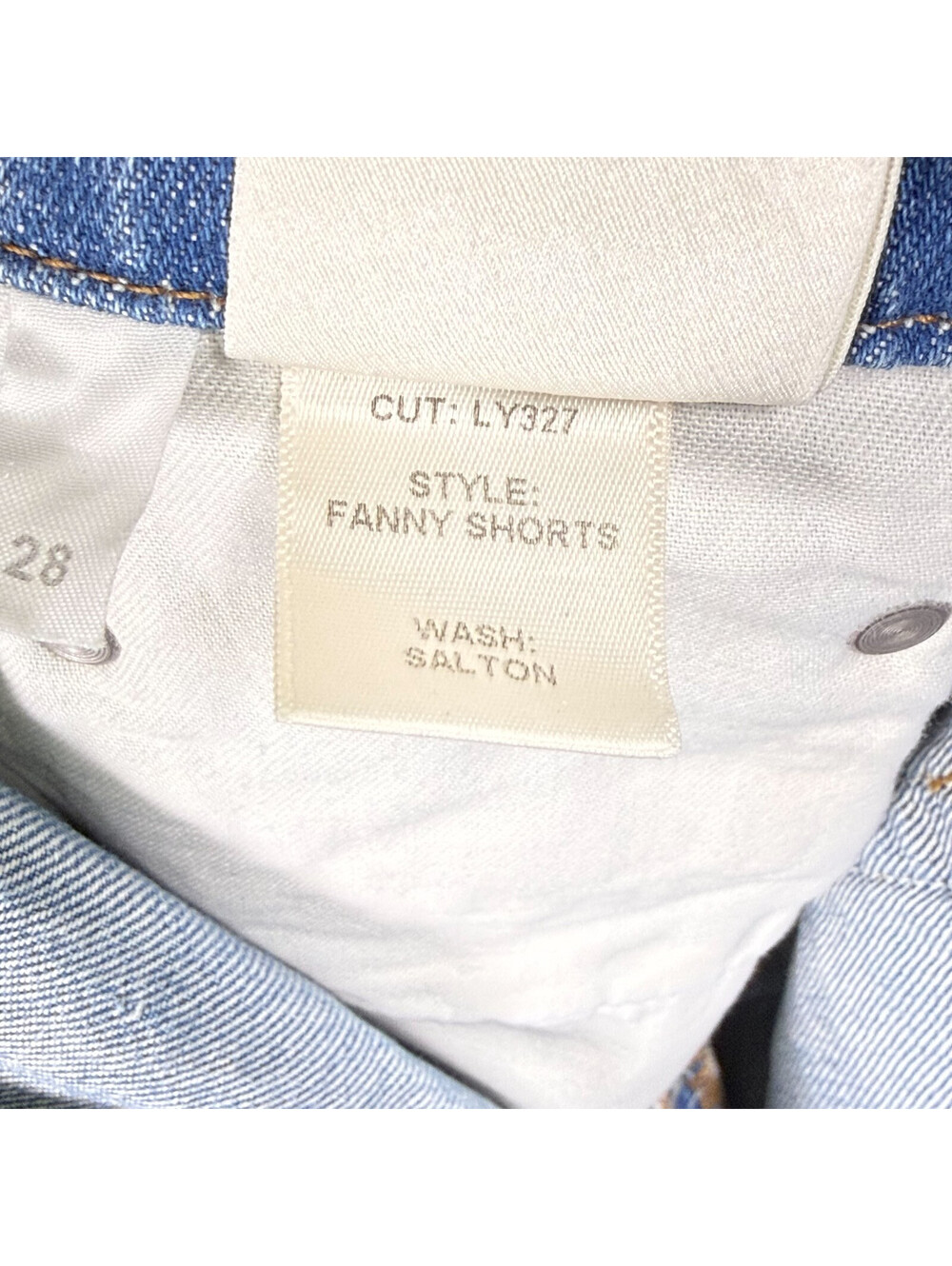Reformation Fanny Salton Denim Shorts Cutoffs Women's 28 - Picture 10 of 12